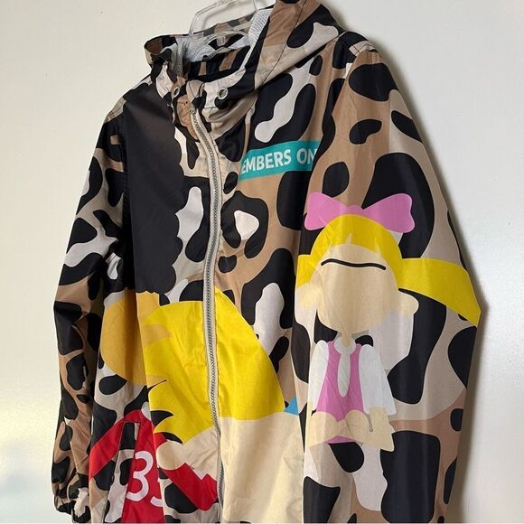 Members Only x Nickelodeon Windbreaker Jacket Hey Arnold Rugrats Unisex Small - Picture 4 of 10